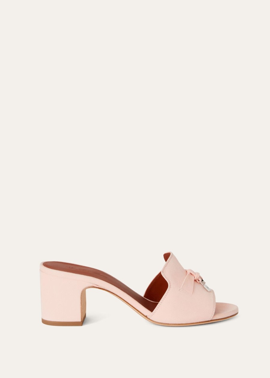 zomerse charmes roze sandalen van geitenleer