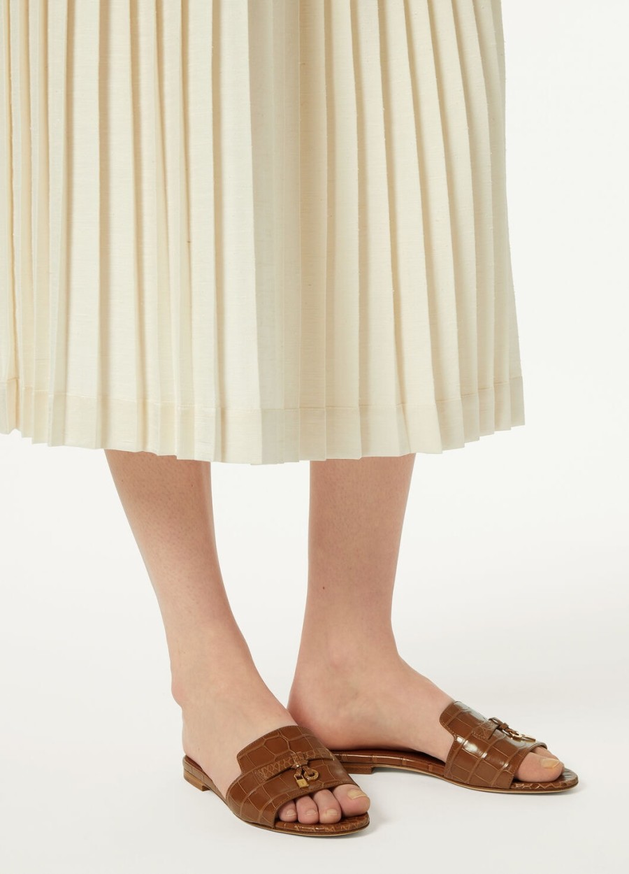 summer charms sandal mole gemaakt van alligatorleer.