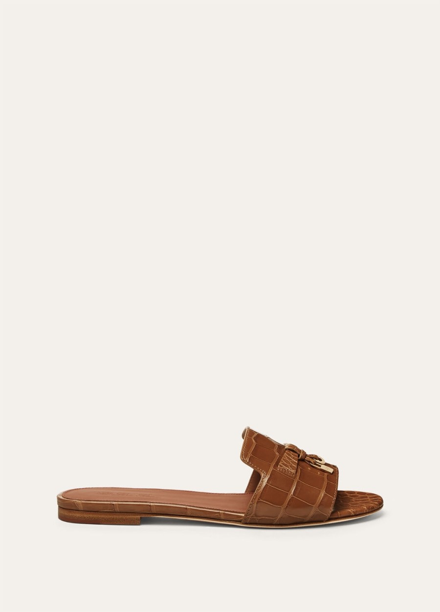 summer charms sandal mole gemaakt van alligatorleer.