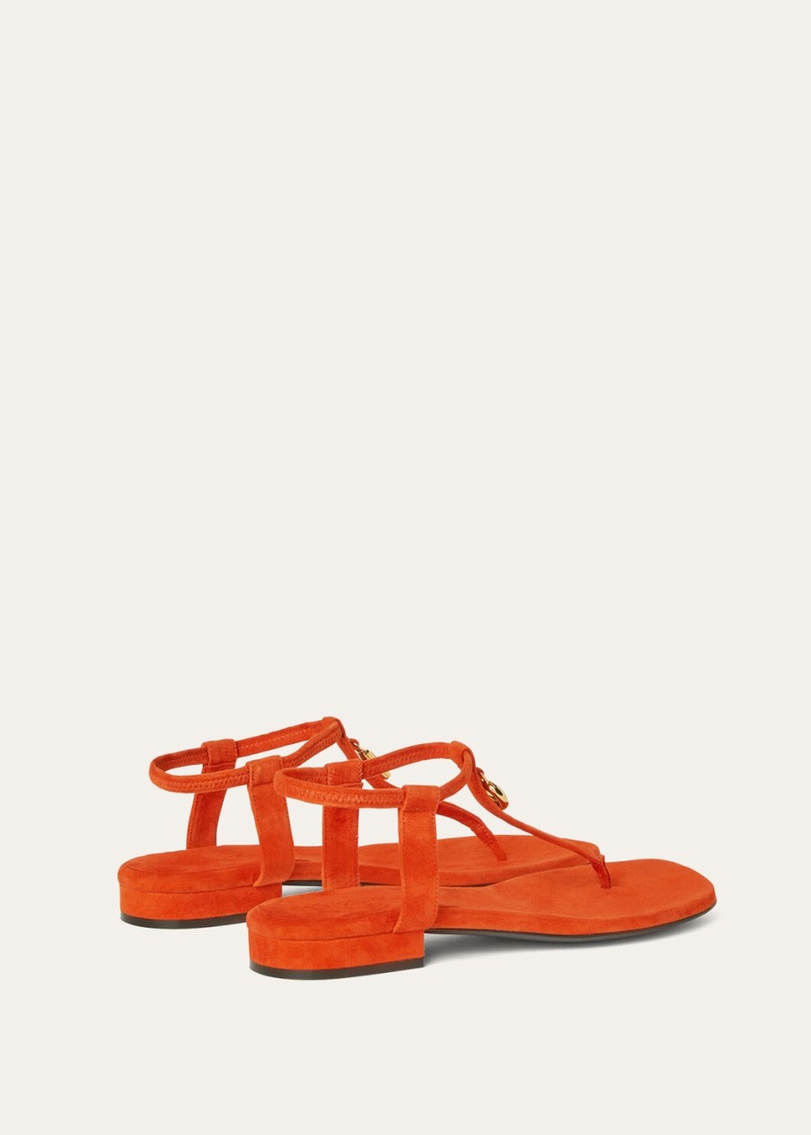 mindil leren sandalen kyoto oranje