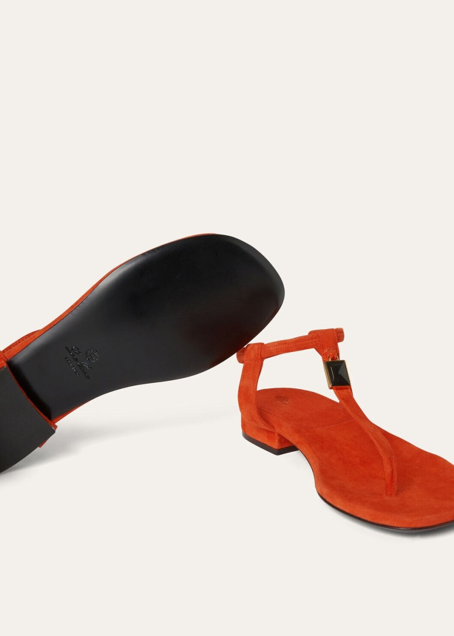 mindil leren sandalen kyoto oranje