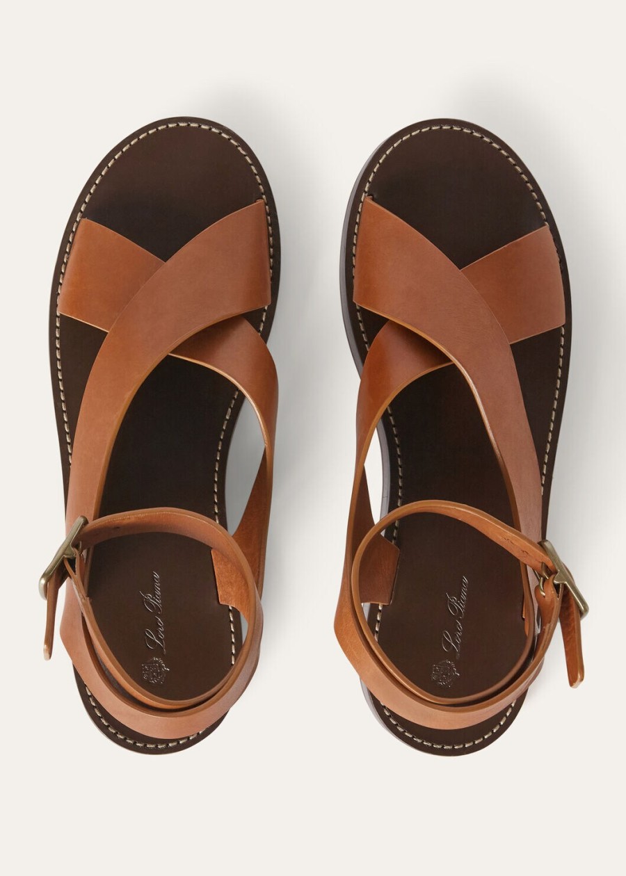 sumie sandal rubber tanned gold