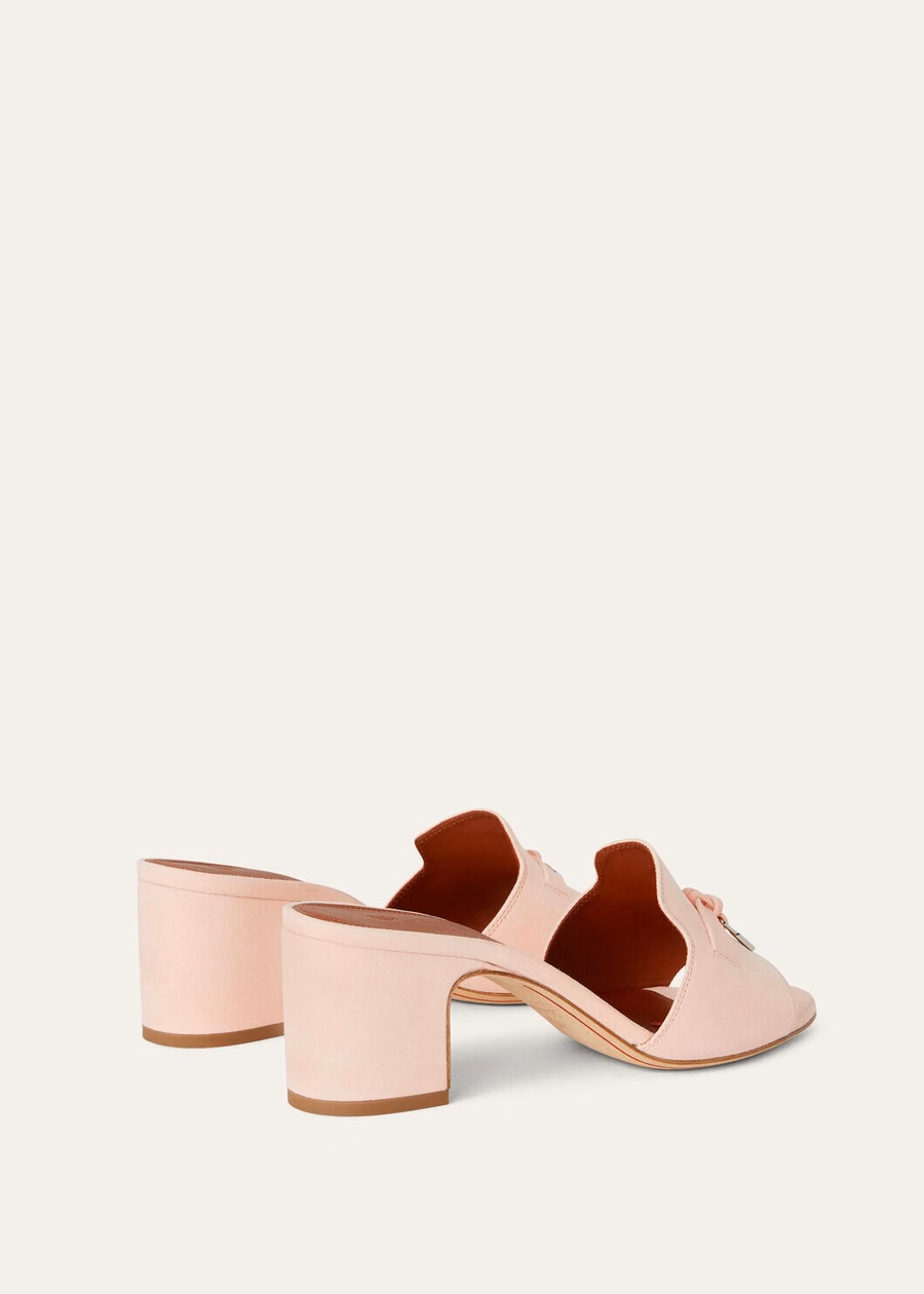 Zomerse charmes roze sandalen van geitenleer