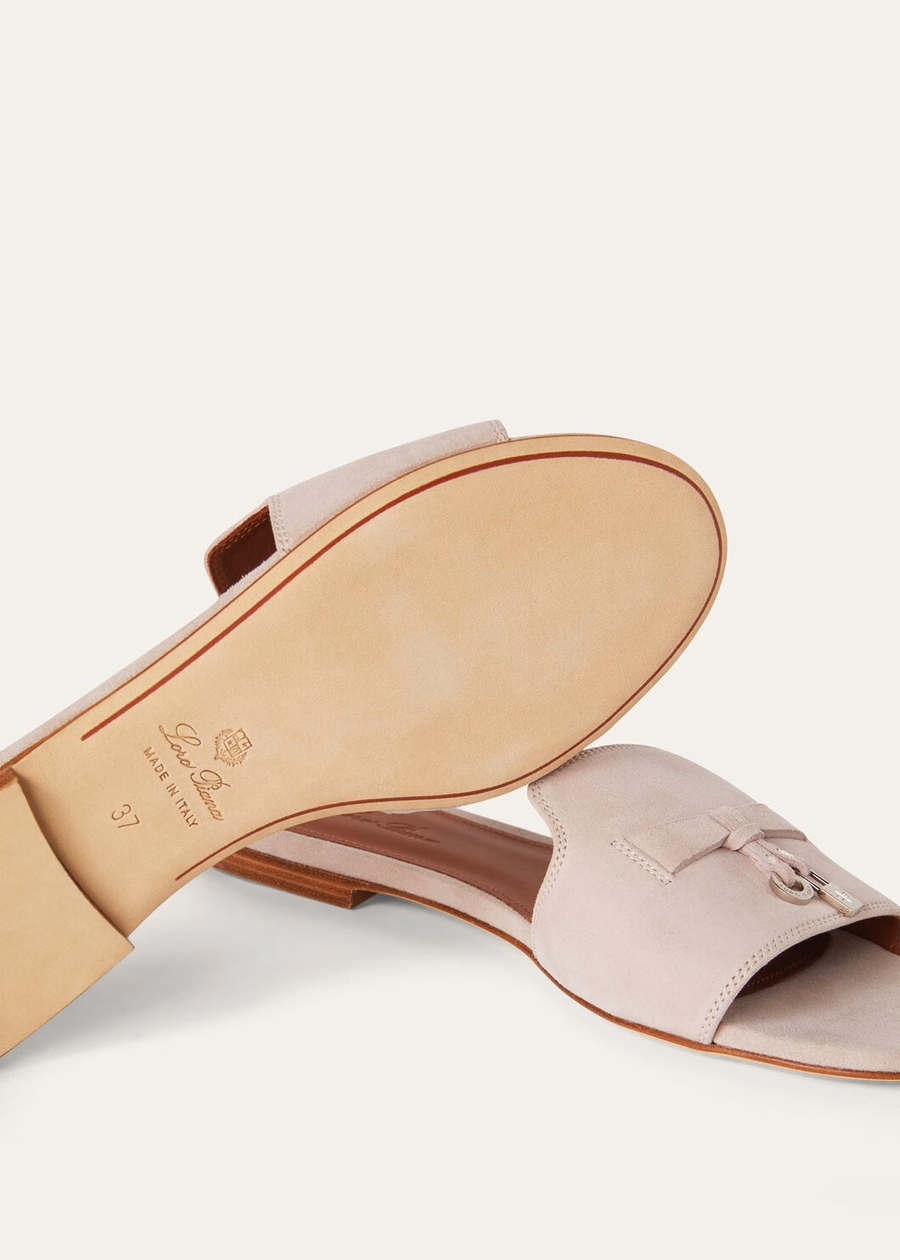 Zomerse Charms Sandalen van geitenleer in roze, moderne stijl