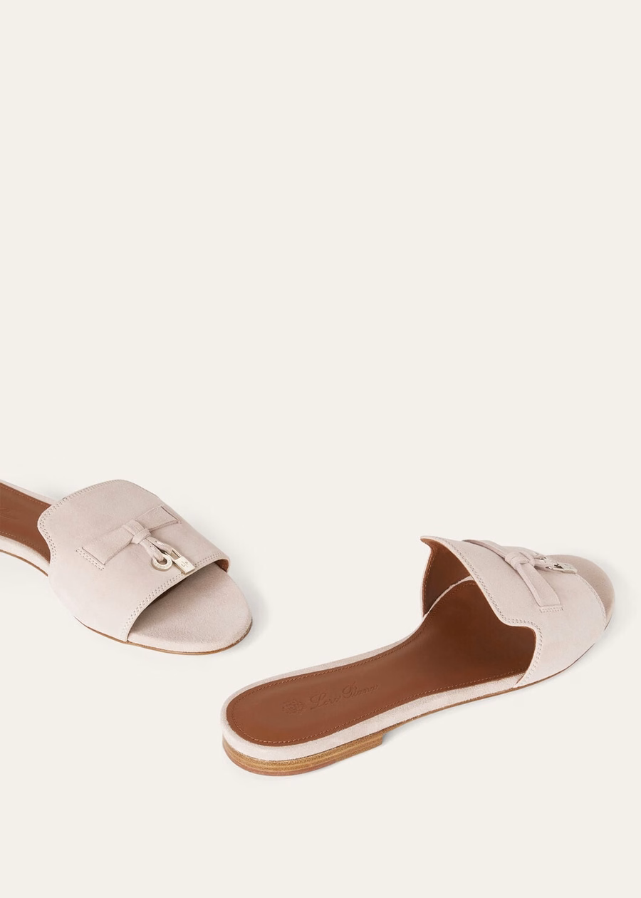 Zomerse Charms Sandalen van geitenleer in roze, moderne stijl