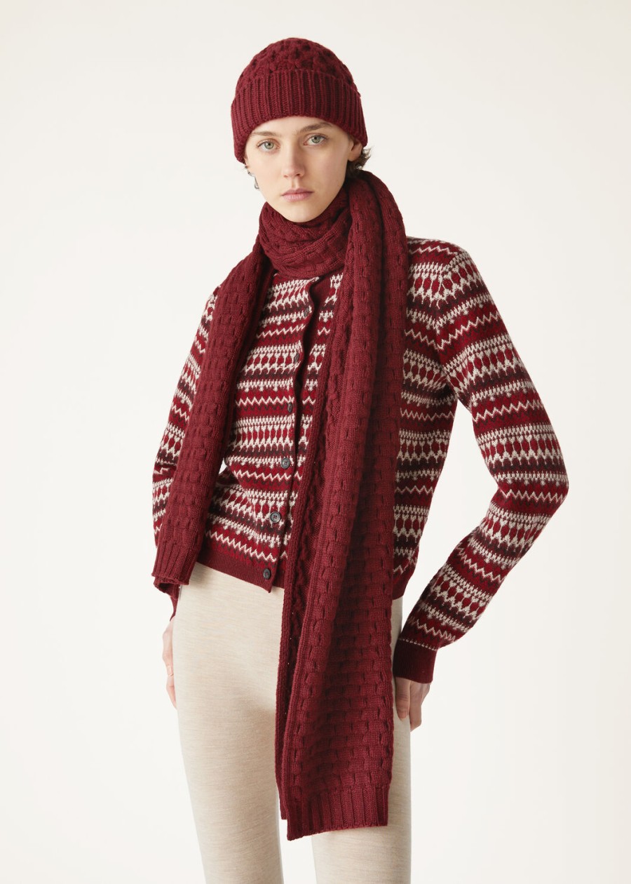 vallé baby cashmere weathering steel melange sjaal