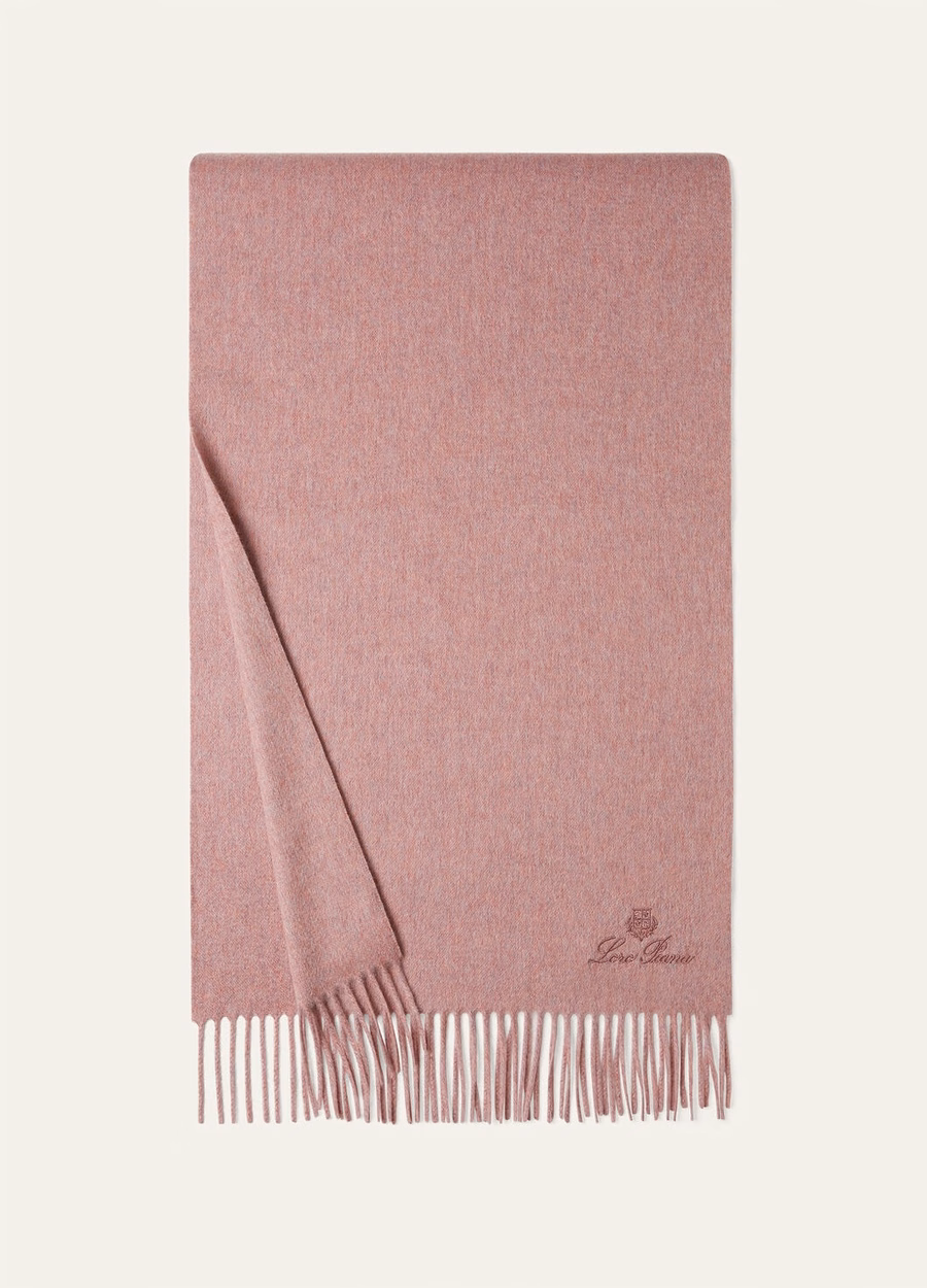 Extra grote sjaal Unita Cashmere Purple Chips Melange