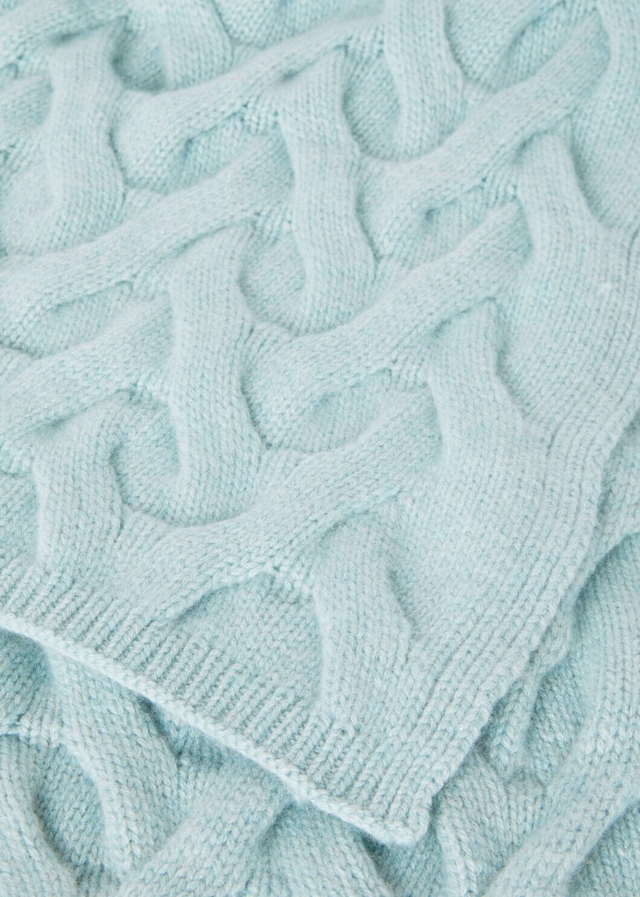 Cocooning Baby Cashmere Sjaal Langhe Groen Melange