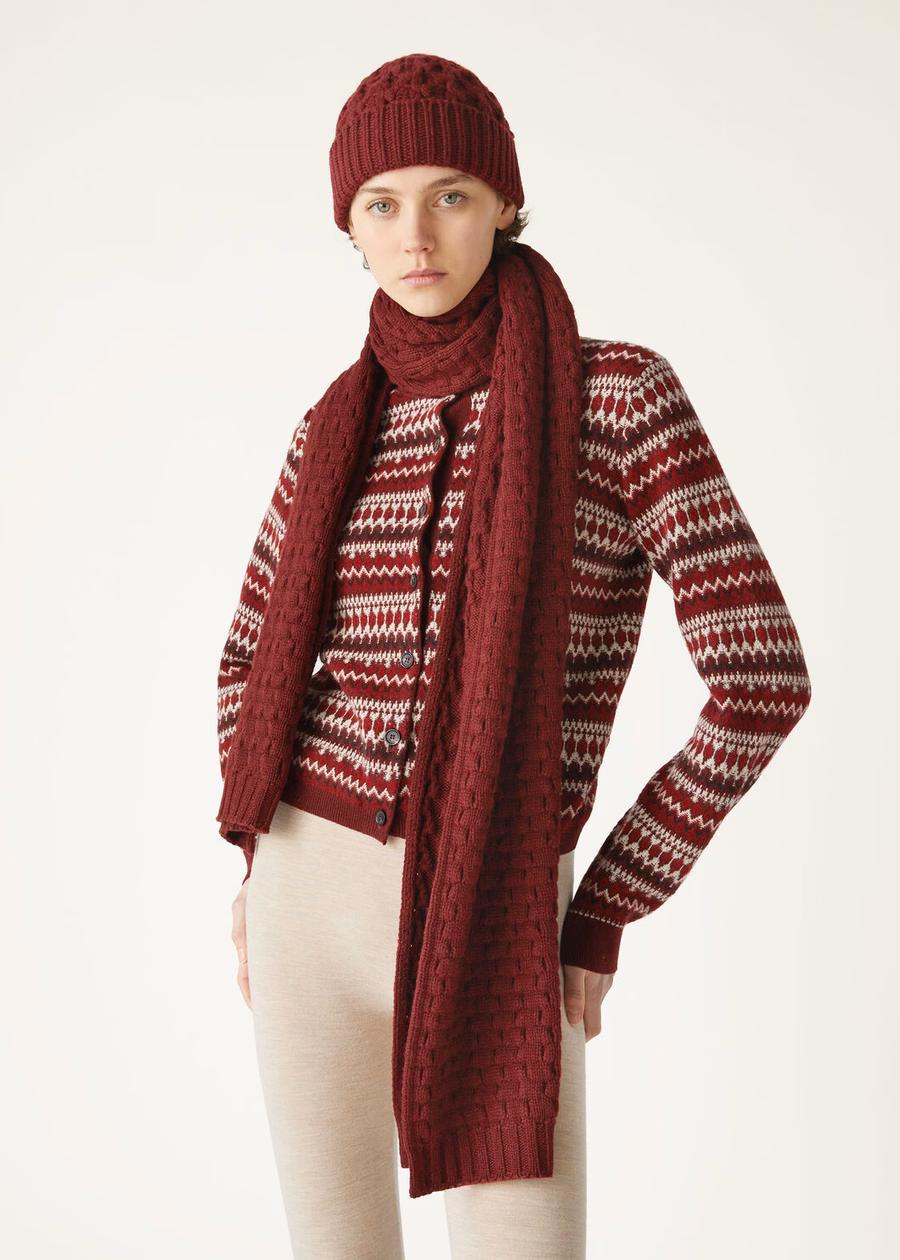 Vallé Baby Cashmere Weathering Steel Melange sjaal