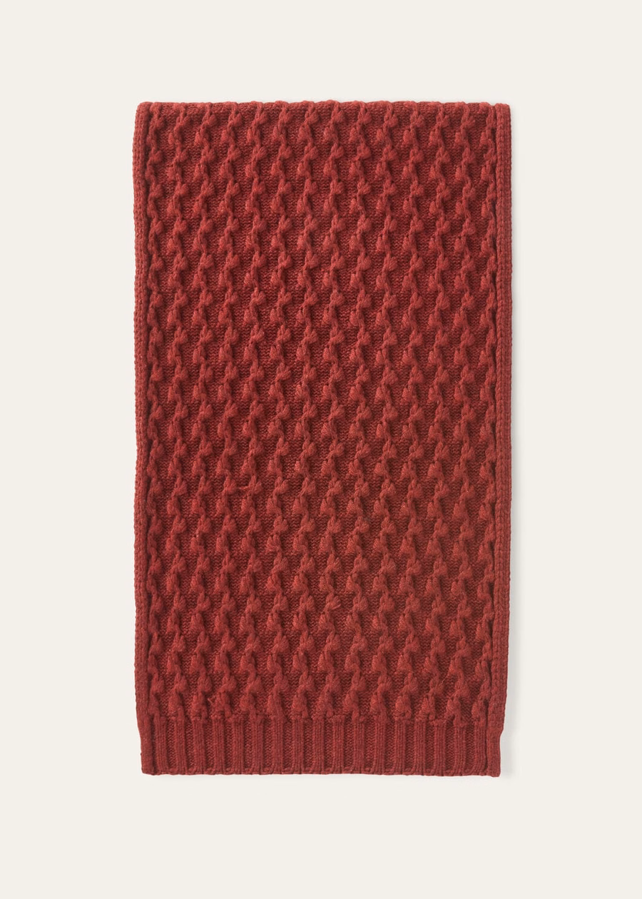 Vallé Baby Cashmere Weathering Steel Melange sjaal