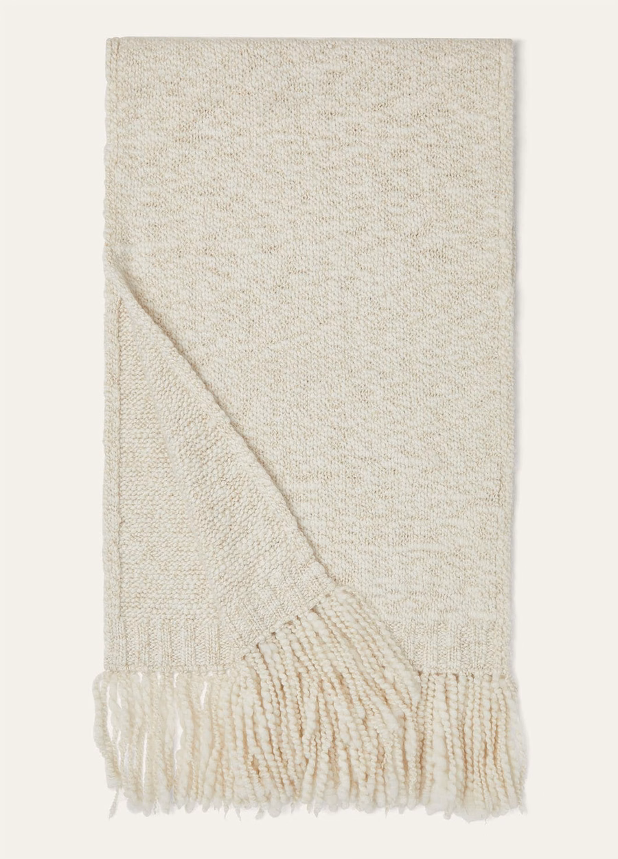 Gnifetti Kasjmier Sjaal Nougat/Biscuit Melange