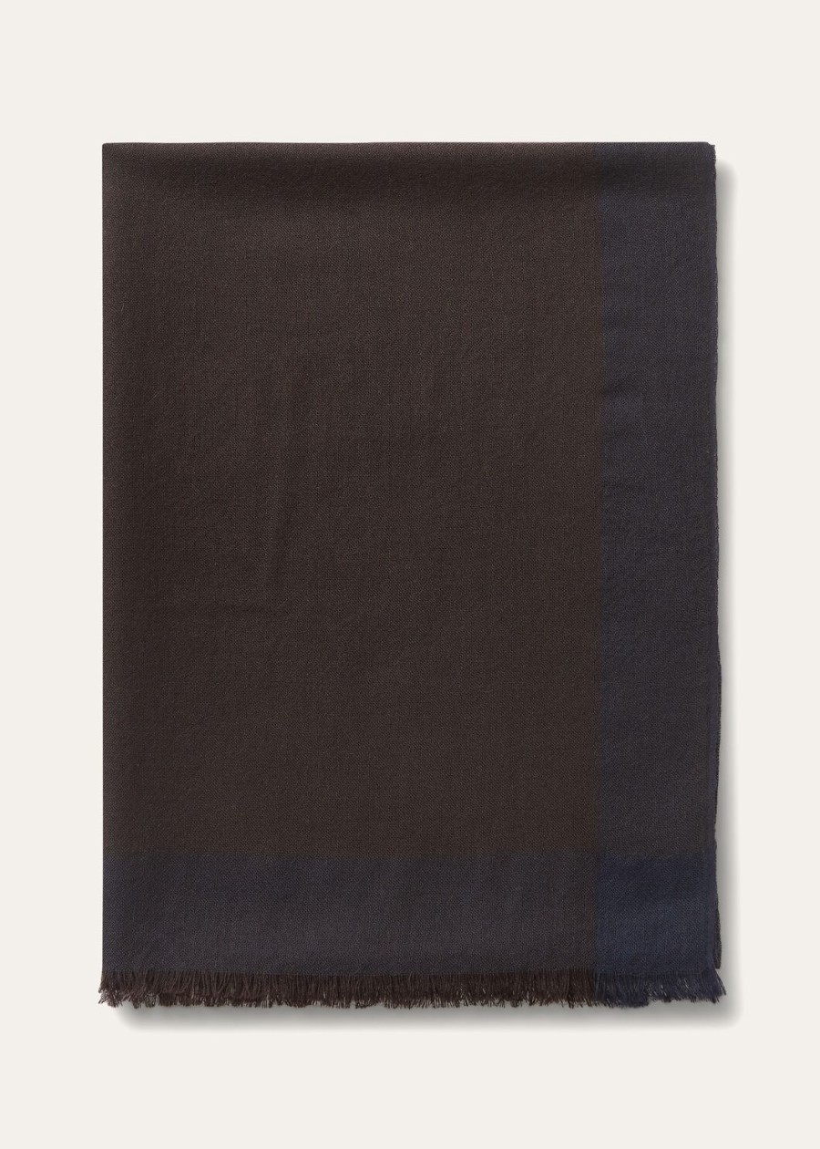 grande bigli decadent kasjmier sjaal chocoladeklassiek blauw