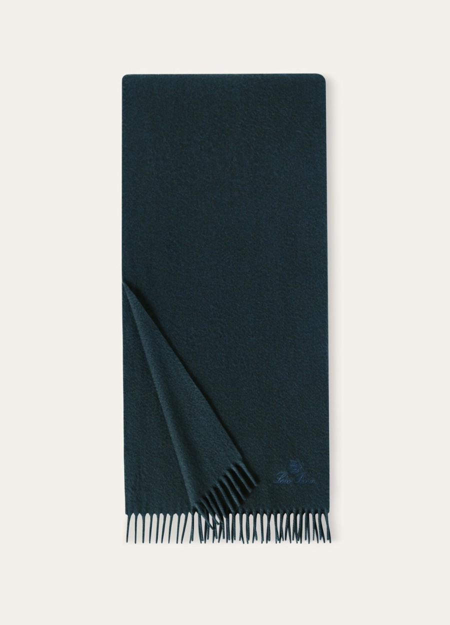 sjaal small unita cashmere emerald noire