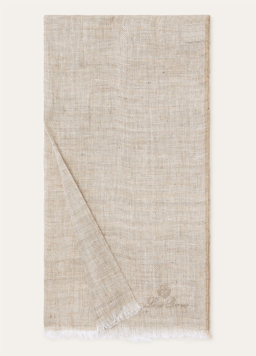 alisa sjaal in beige tarwekleur