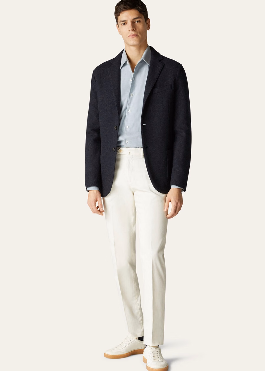 Andre Cottony shirt, wolkblauw