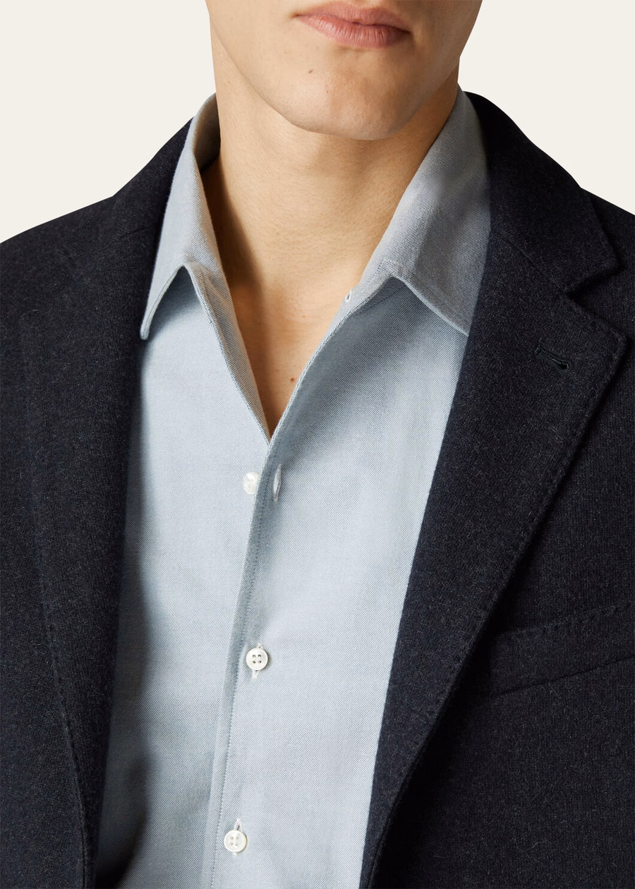 Andre Cottony shirt, wolkblauw