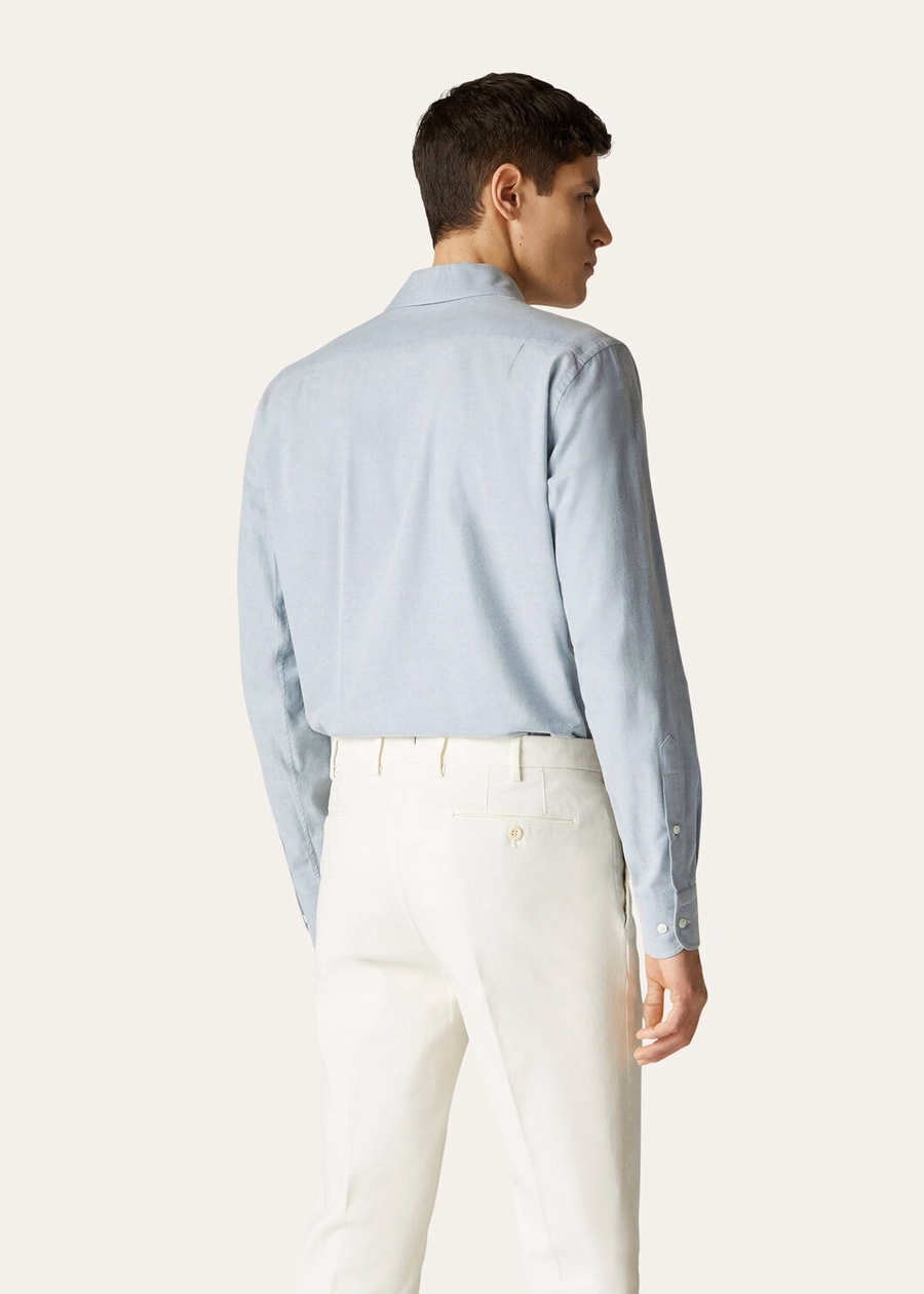 Andre Cottony shirt, wolkblauw