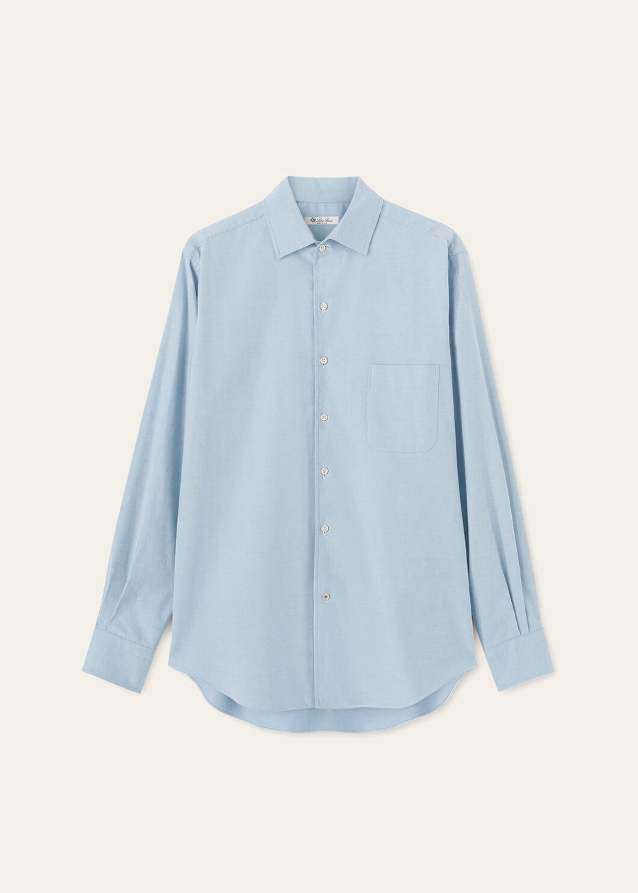 Andre Cottony shirt, wolkblauw
