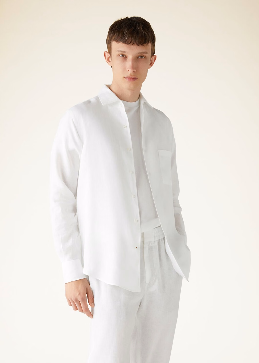 Andre-shirt in optisch wit