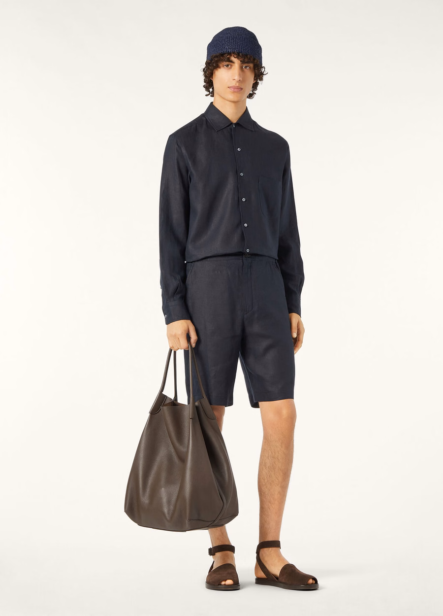Andre-shirt in marineblauw