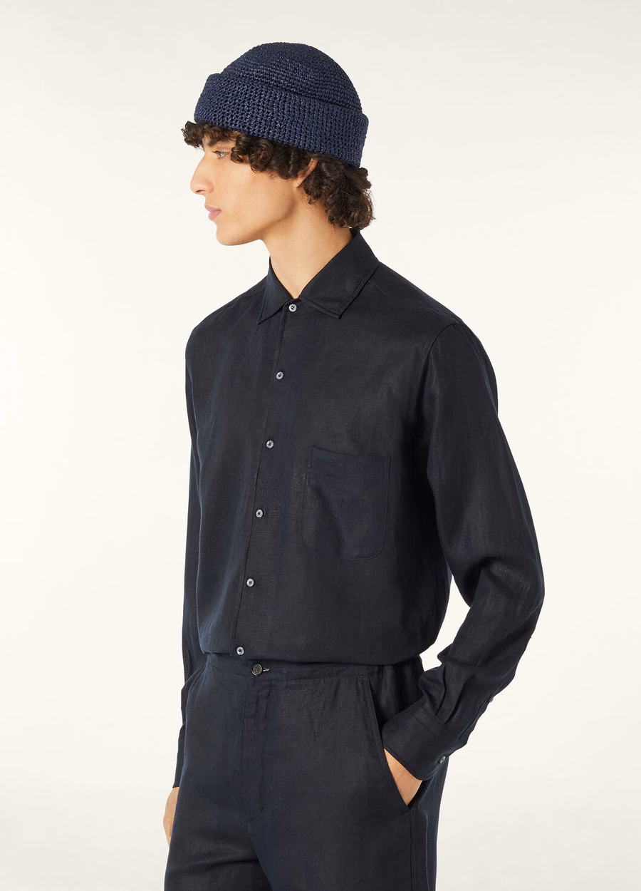 Andre-shirt in marineblauw