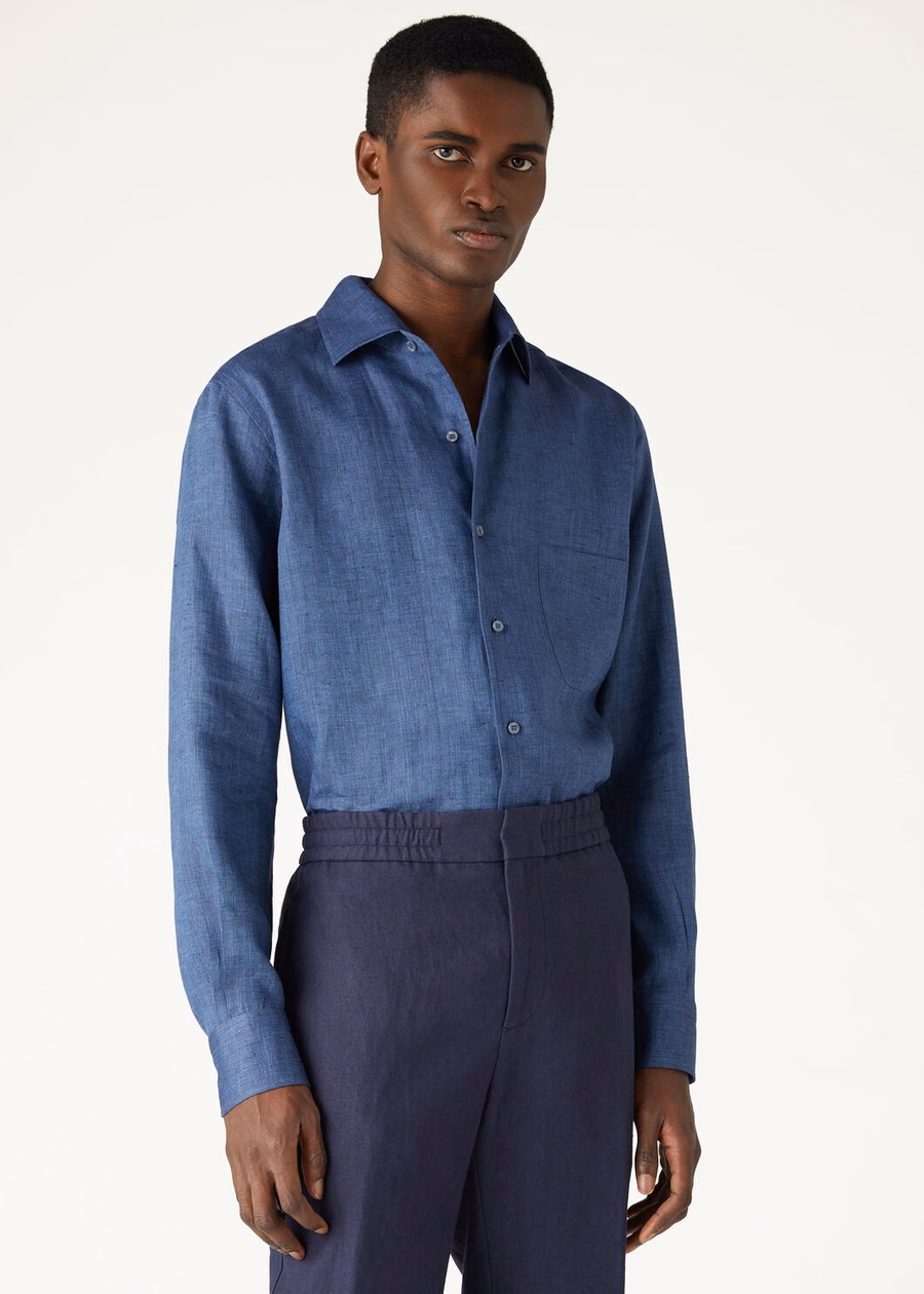 Andre-shirt in Stillwaterblauw