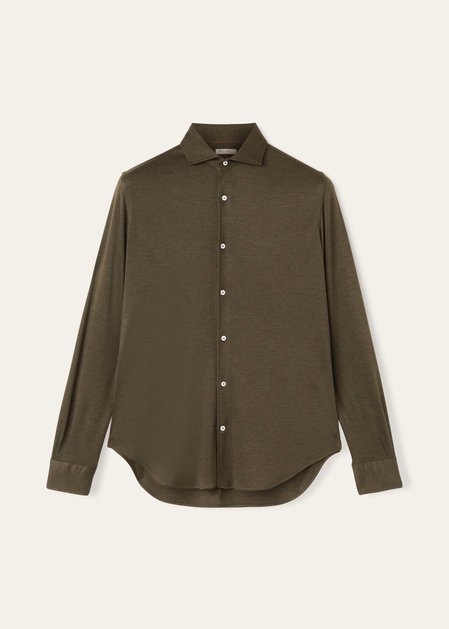 Andrew Shirt Zijde Kasjmier Pine Grove