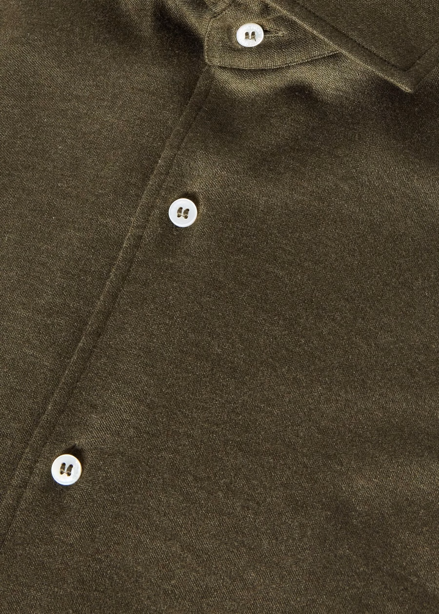 Andrew Shirt Zijde Kasjmier Pine Grove