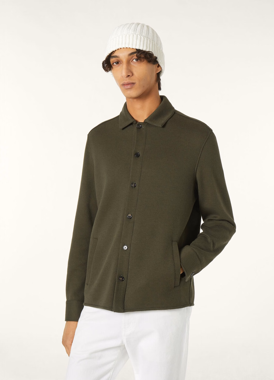 Whitney Shirt Katoen Zijde Kasjmier Pine Grove