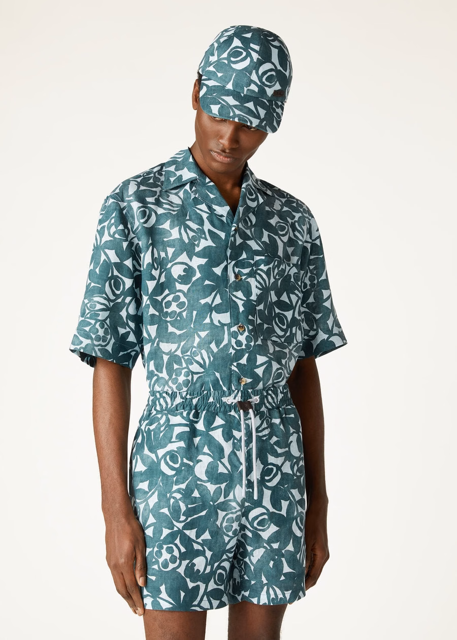 Federico shirt in spirulina groen/rustgevende tint