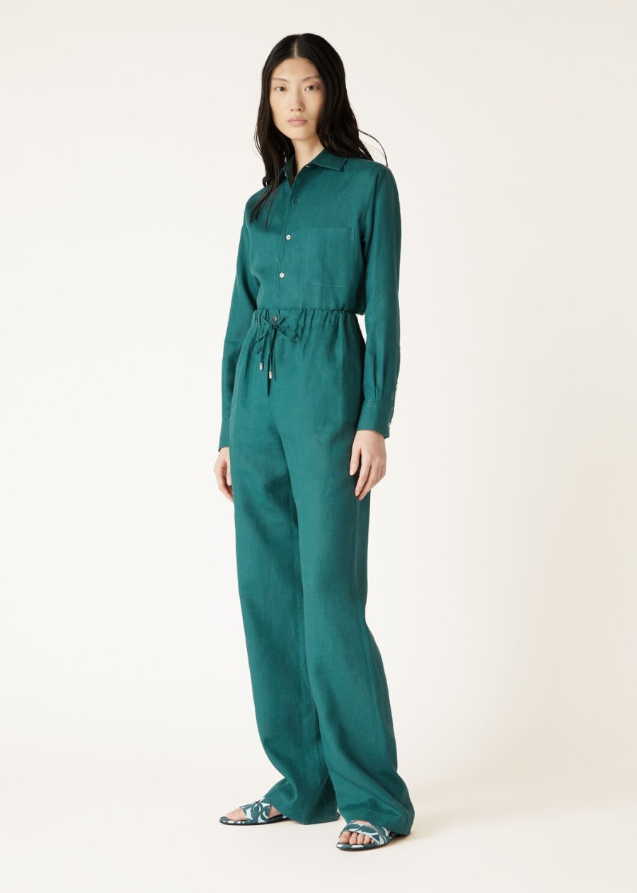 andre shirt in groene spirulina