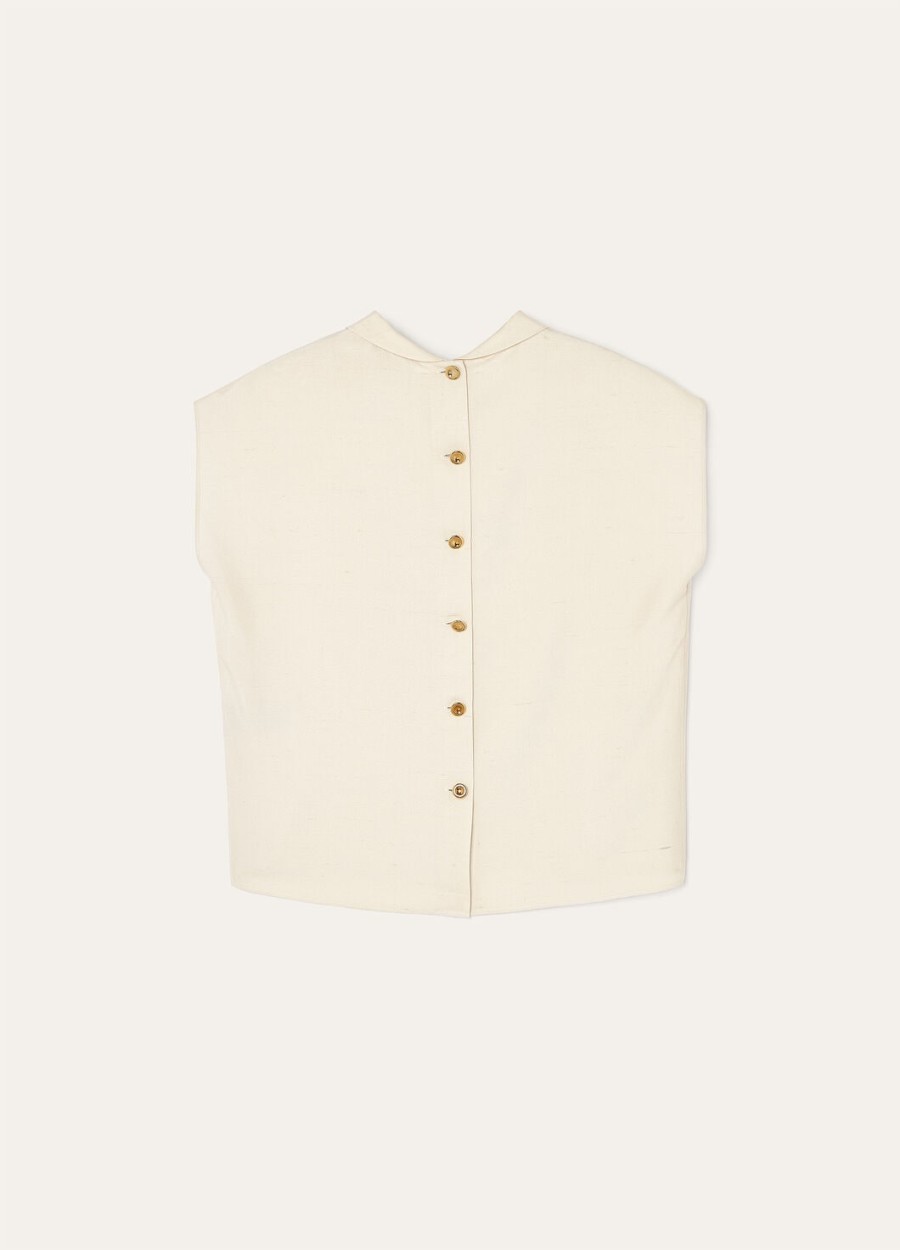 janice zijden melk amber shirt