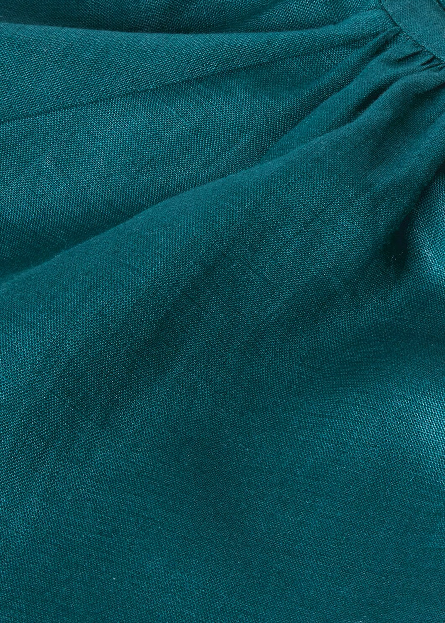 Gritt-shirt in groene spirulina