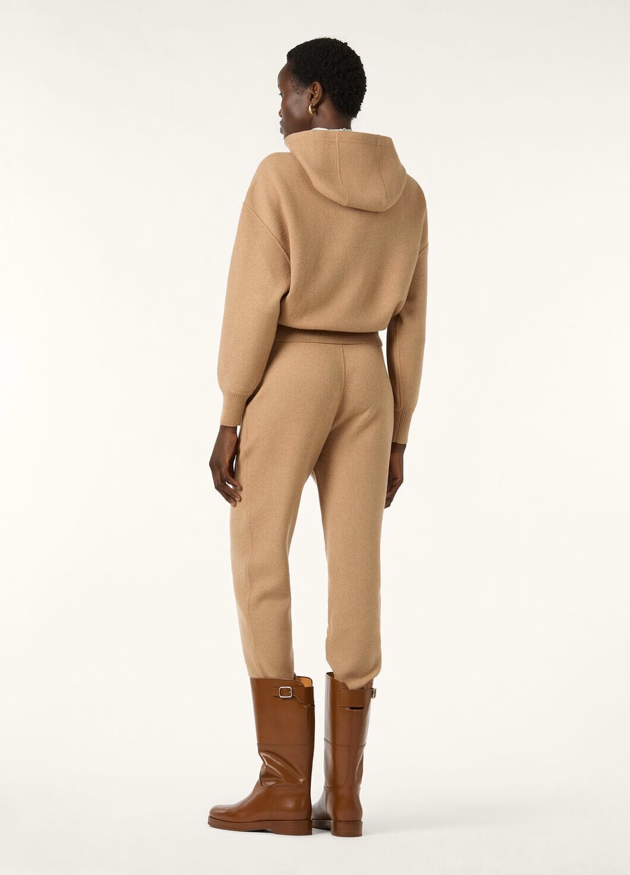 Roccapietra Hoodie Camel Lichtbruin