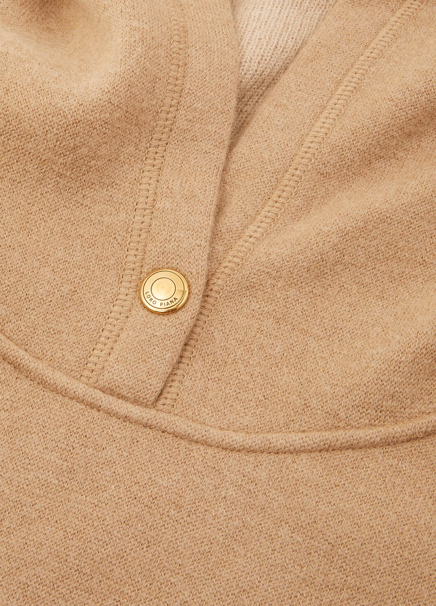 Roccapietra Hoodie Camel Lichtbruin