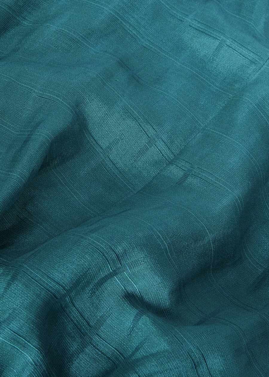 Sara-shirt in groene spirulina-zijde