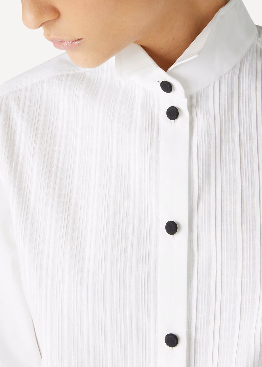 Hadiya katoenen shirt wit