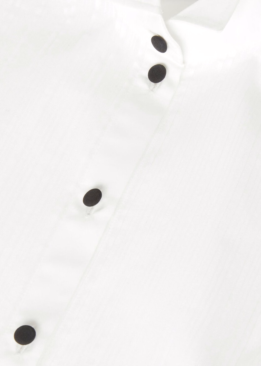 Hadiya katoenen shirt wit