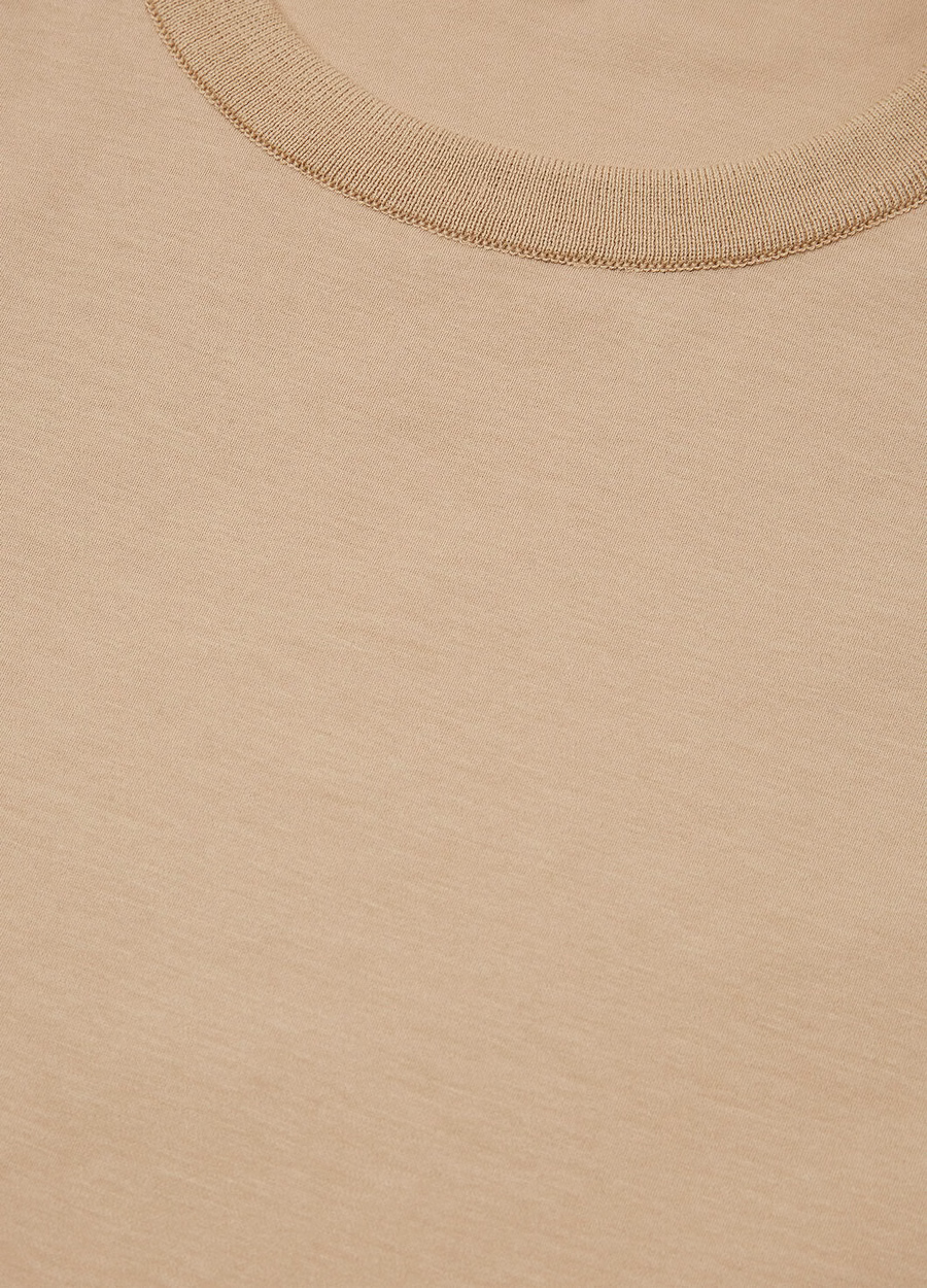 My-T T-shirt Katoen Kwarts Beige