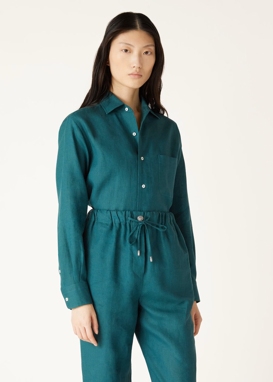 Andre Shirt in groene spirulina