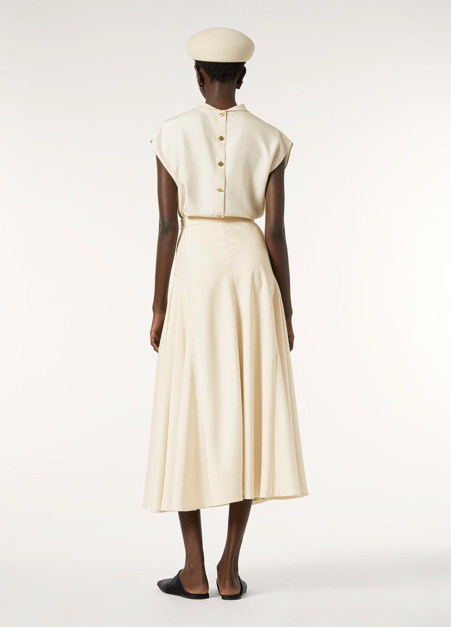Janice zijden melk amber shirt