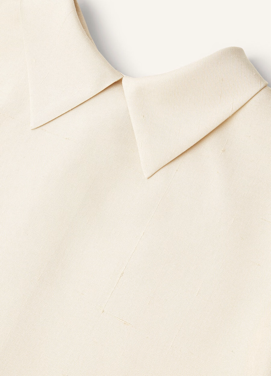 Janice zijden melk amber shirt