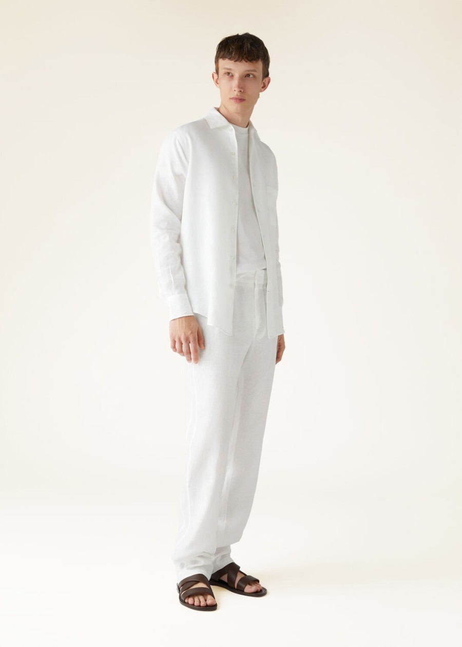 andre-shirt in optisch wit