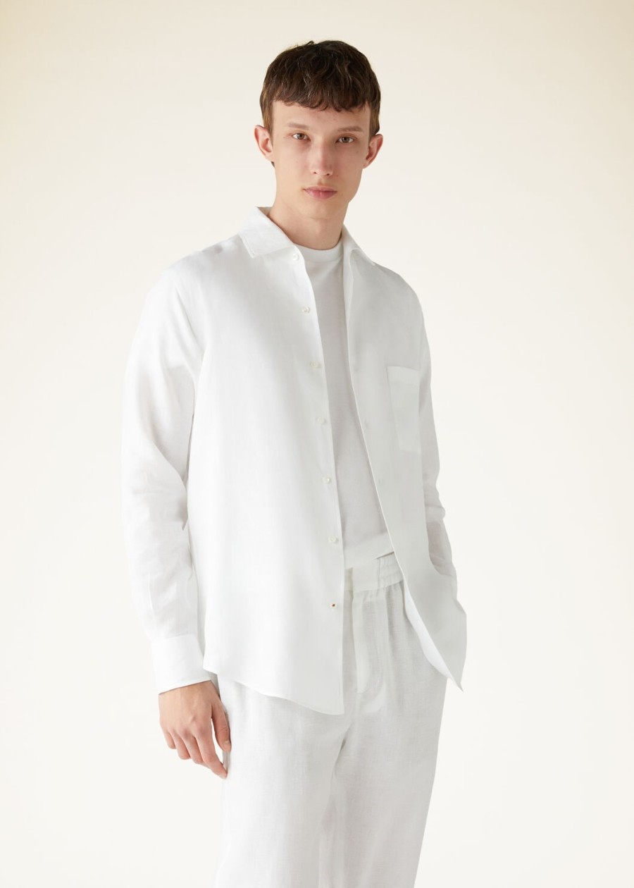 andre-shirt in optisch wit