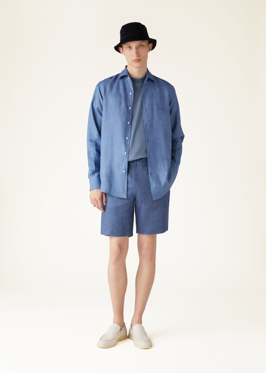 andre linen infinity shirt