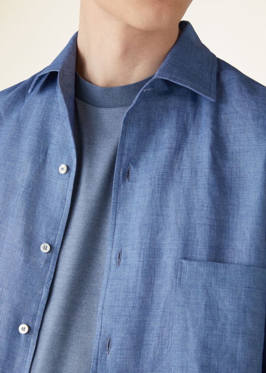 andre linen infinity shirt