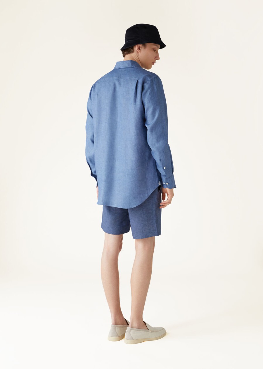 andre linen infinity shirt