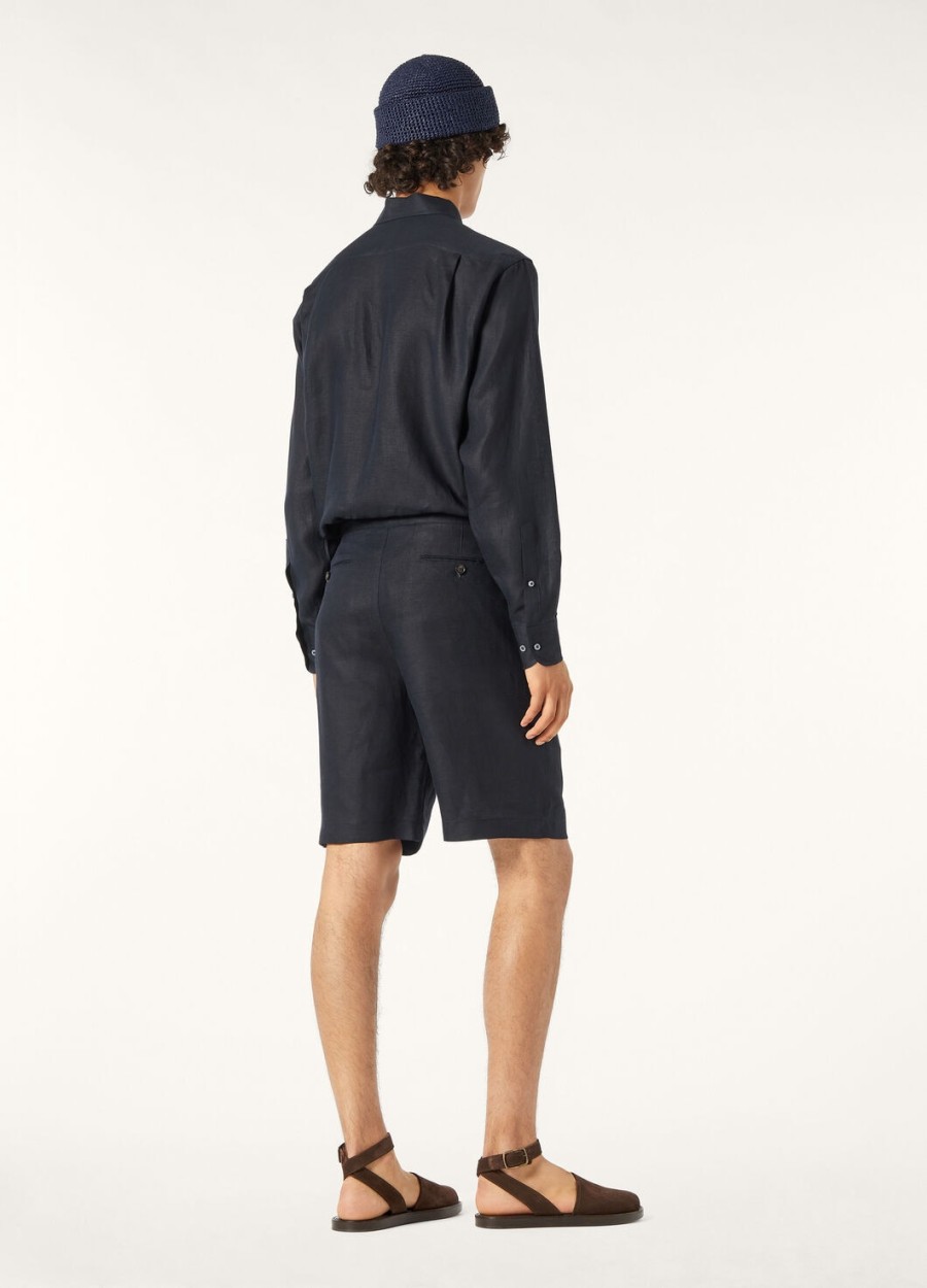 andre-shirt in marineblauw