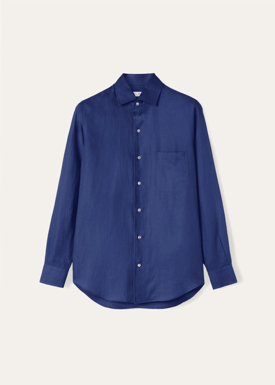 andre-shirt in kurume-blauw