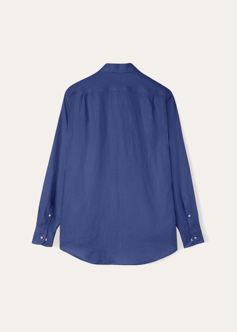andre-shirt in kurume-blauw